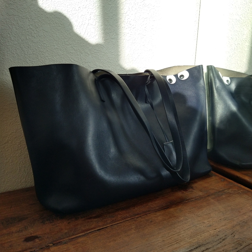 Anya Hindmarch Ebury Eyes Leather Tote